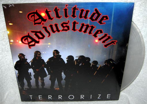 ATTITUDE ADJUSTMENT "Terrorize" LP (Beer City) Clear Vinyl